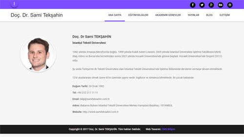 Hazır Akademisyen Web Sitesi