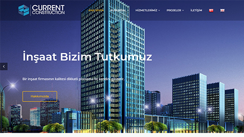 Hazır İnşaat Web Sitesi