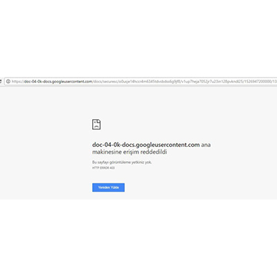 Google Drive'da Dosya İndirme Sorunu ÇÖZÜLDÜ!!